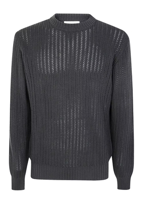 Filippo De Laurentiis open-knit crew-neck sweater - Green