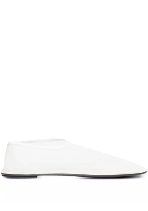 The Row sock-style mesh ballet flats - White