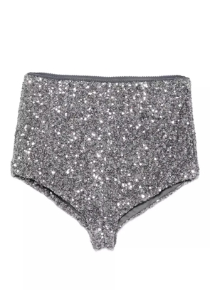 Aniye By sequinned shorts - Metallic