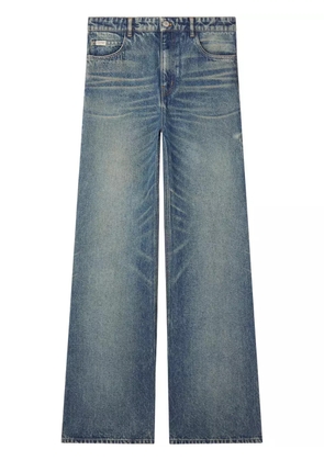 Courrèges mid-rise wide-leg jeans - Blue