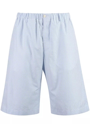 Gucci checked shorts - Blue