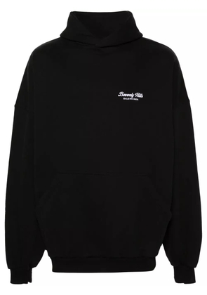 Balenciaga Beverly Hills embroidered hoodie - Black