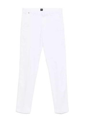 BOSS straight-leg trousers - White