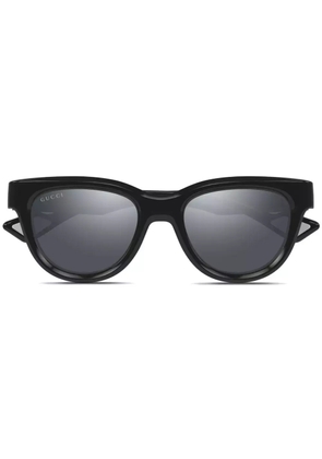 Gucci Eyewear oval frame tinted sunglasses - Black
