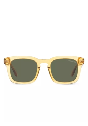 TOM FORD Eyewear TR001097 square-frame sunglasses - Yellow