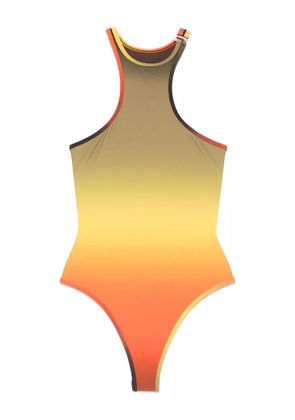 The Attico ombré-effect swim suit - Green