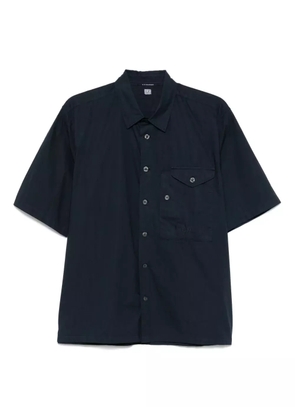 C.P. Company logo-embroidered shirt - Blue