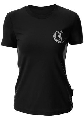 Just Cavalli logo-embellished T-shirt - Black
