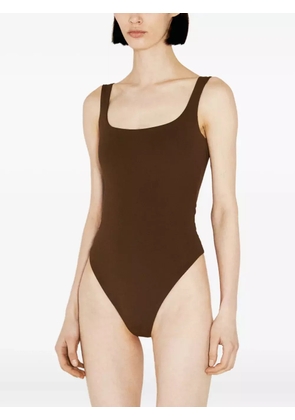 ENTIRE STUDIOS stretch-design bodysuit - BROWN