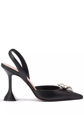 Amina Muaddi 95mmm Rosie sling pumps - Black