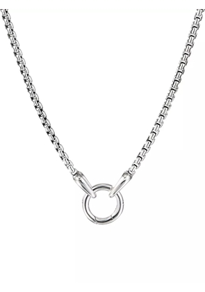 David Yurman sterling silver Smooth Amulet Box Chain necklace (2.7mm)
