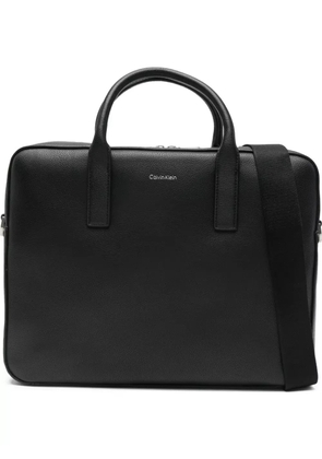 Calvin Klein zipped laptop bag - Black