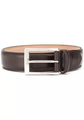 Scarosso classic square buckle belt - Brown