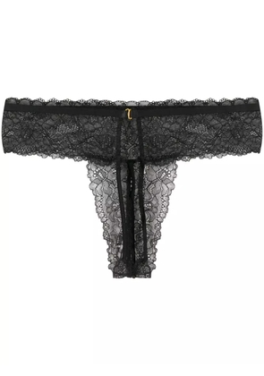 Maison Close Le Petit Secret open tanga - Black