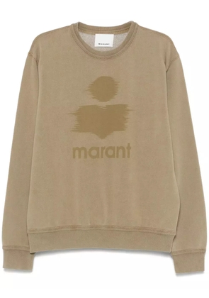 MARANT logo-print sweatshirt - Green