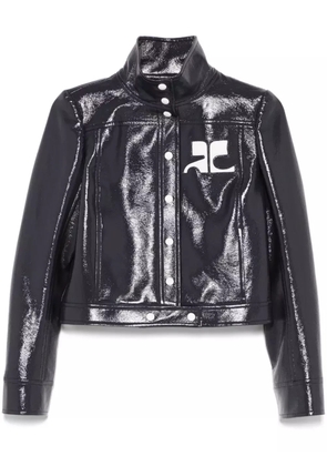 Courrèges Reedition Vinyl jacket - Blue