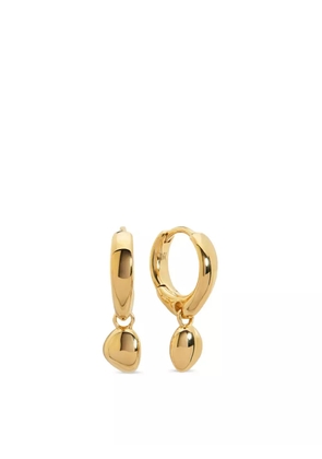 Monica Vinader drop huggie earrings - Gold