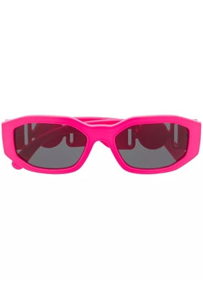 Versace Eyewear Medusa Biggie oval frame sunglasses - Pink