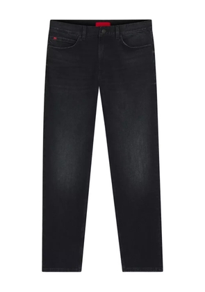 HUGO whiskering-effect jeans - Blue