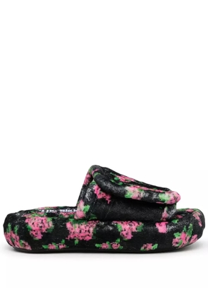 Natasha Zinko pixel flower slides - Multicolour