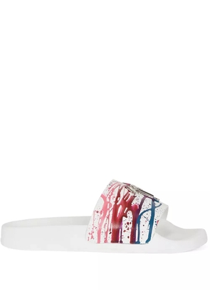 Giuseppe Zanotti Brett slides - White