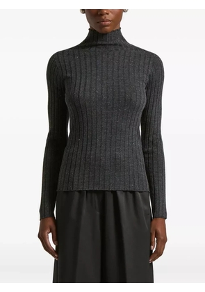 Peserico ribbed roll-neck sweater - Grey