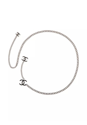 CHANEL Pre-Owned 2013 CC chain-link belt - Silver