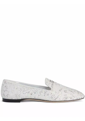 Giuseppe Zanotti Pigalle Starlight loafers - White