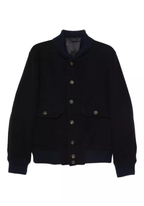 Eleventy button-fastening flap-pocket jacket - Blue