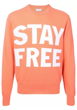 Honey Fucking Dijon Stay Free print sweatshirt - Pink