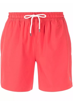 Polo Ralph Lauren logo drawstring swim shorts - Red