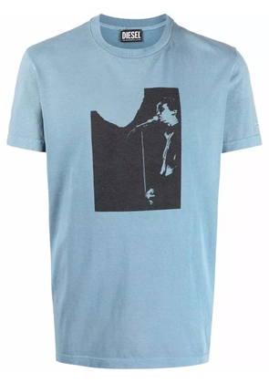 Diesel photograph-print cotton T-shirt - Blue