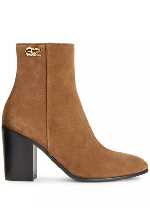 Giuseppe Zanotti 80mm Enriette ankle boots - Brown