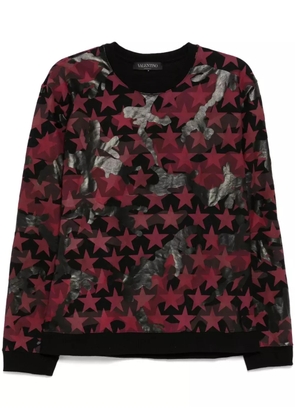Valentino Garavani graphic print sweater - Black