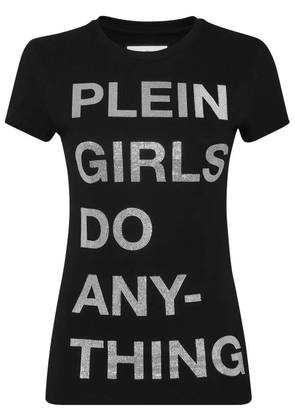 Philipp Plein slogan-print T-shirt - Black