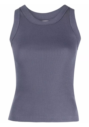 STYLAND jersey ribbed knit vest - Blue
