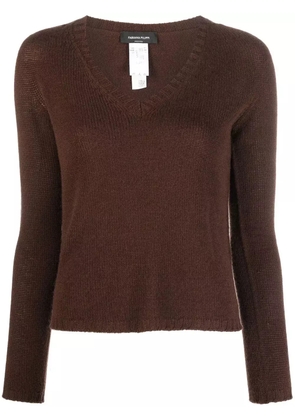 Fabiana Filippi cashmere V-neck jumper - Brown