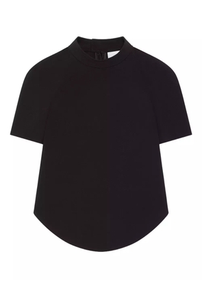 Courrèges mock-neck short-sleeve t-shirt - Black