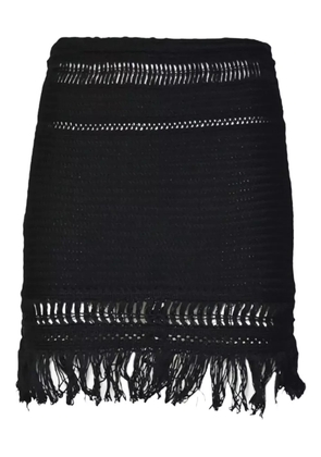 MARANT ÉTOILE Ardena crochet-knit mini skirt - Black