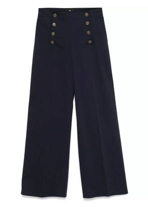 ETRO Pegaso-buttons trousers - Blue