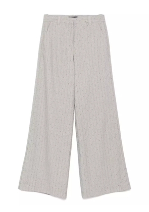 Maje pinstriped trousers - Grey