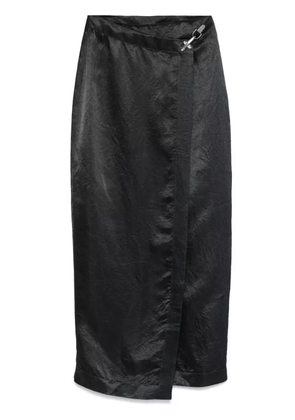 Nanushka wrap midi skirt - Green