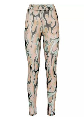 Philipp Plein Flame leggings - Neutrals