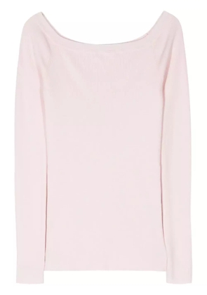 P.A.R.O.S.H. fine-ribbed jumper - Pink