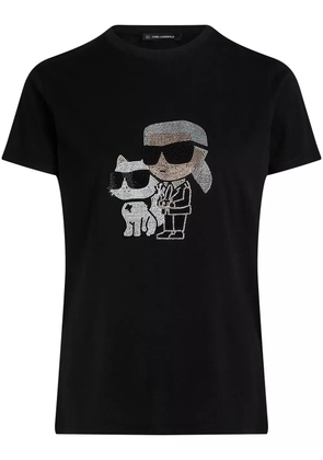 Karl Lagerfeld Ikon Choupette T-shirt - Black