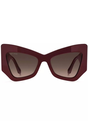 ETRO Pegaso-motif sunglasses - Red