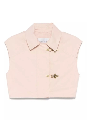 Forte Forte poplin waistcoat - Pink