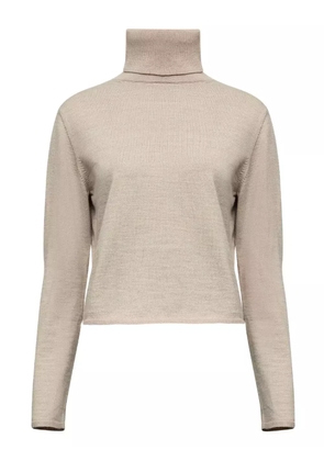 MM6 Maison Margiela mock-neck long-sleeve top - Neutrals
