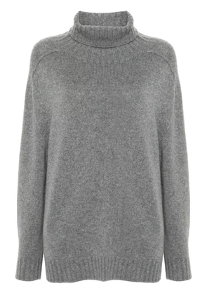 BOMPARD hammer-sleeve round-neck sweater - Grey