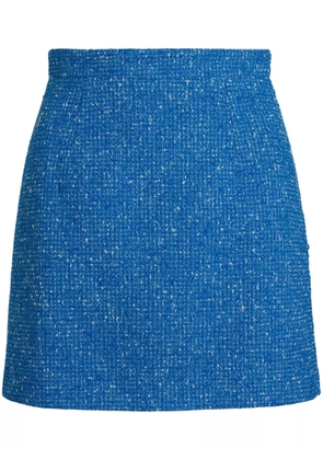 Patou melange mini skirt - Blue